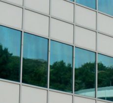 side of building tint