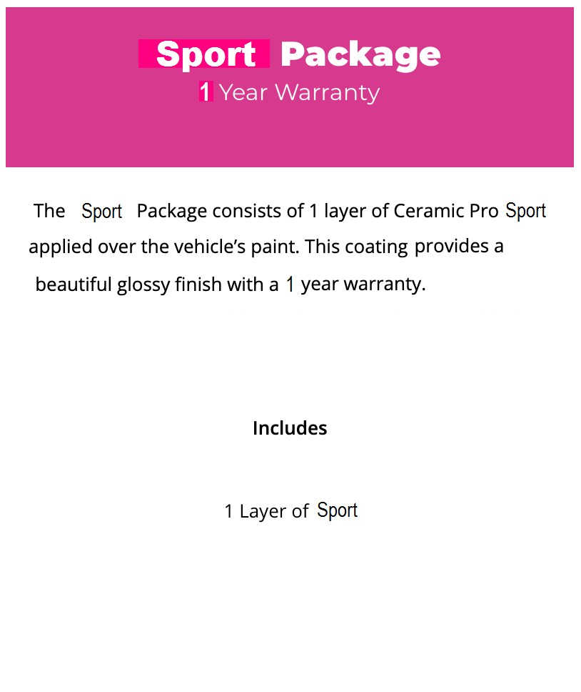 sport package